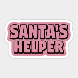 Santa's Helper Sticker